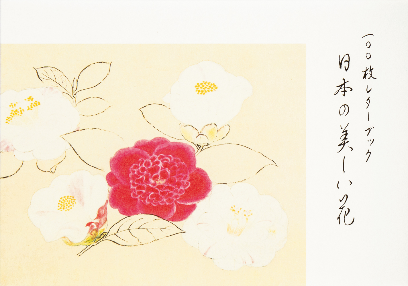 100枚レターブック 日本の美しい花