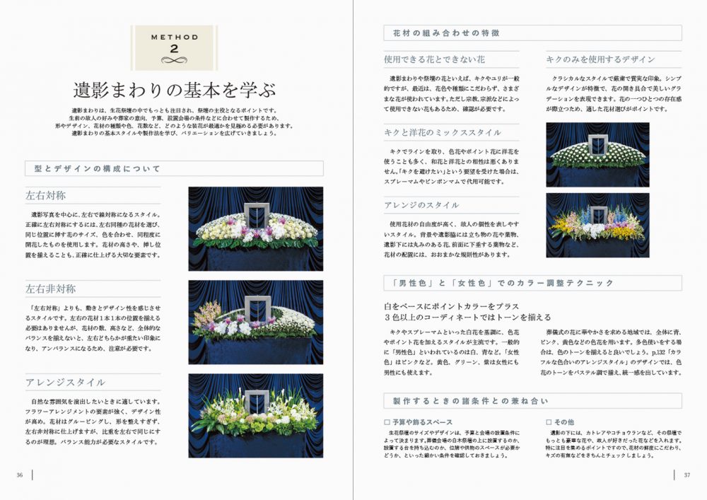 日本の生花祭壇